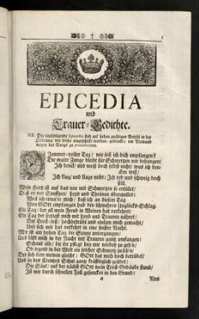 1-28, Epicedia.