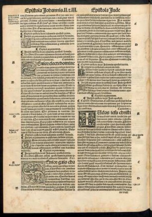 Incipit epistola beati Iohannis apostoli tertia.