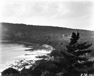 Der Dewils Lake : Blick auf des Nordufer des Devils Lakes (Wisconsin).