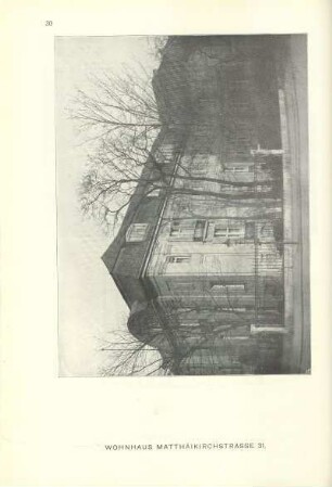 Wohnhaus Matthäikirchstrasse 31