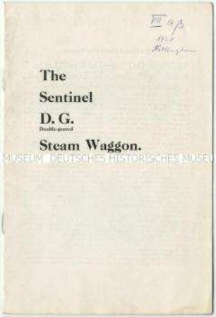 Kipplastwagen der Sentinel Waggon GmbH in England