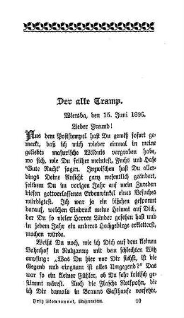 Der alte Tramp