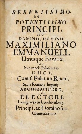 Differentiæ Potissimæ Inter Jus Bavaricum, Landtrecht, Et Jus Commvne Civile