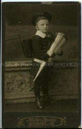 Erinnerungsfoto an die Einschulung, Carte de Visite