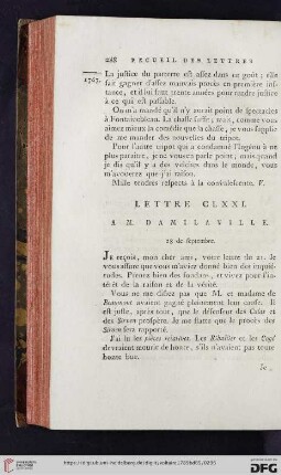 (Lettre CLXXI - CLXXX)
