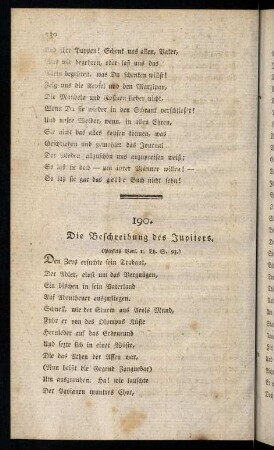 230-233, 190. Die Beschreibung des Jupiters