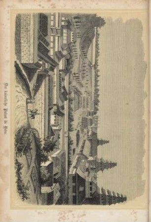 Der kaiserliche Palast in Yedo