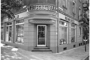 Eröffnung einer neuen Zweigstelle der Deutschen Bank AG in der Badener Straße 8 in Durlach.