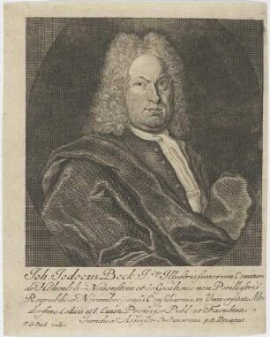 Bildnis des Joh. Jodocus Beck