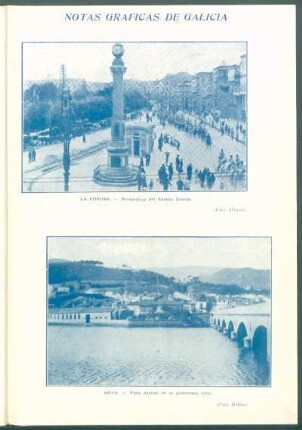 La Coruña. - Perspectiva del Cantón Grande.