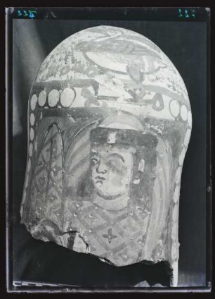 Malereien: Fragment einer Bildsäule