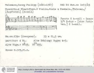 Konzert h-moll