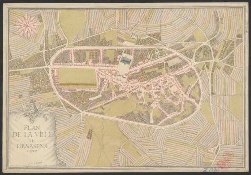 Plan de la ville de Pirmasens