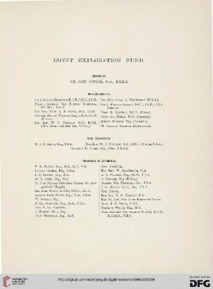 Egypt Exploration Fund