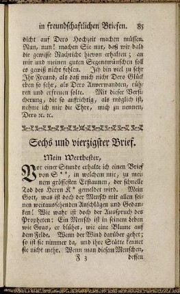 Sechs und vierzigster Brief. - Funfzigster Brief.