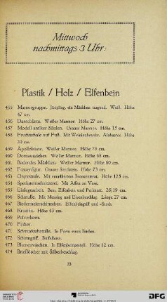 Mittwoch nachmittags 3 Uhr (Nr. 297-609)