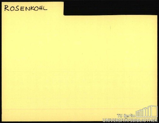 ROSENKOHL