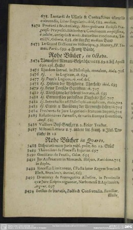 Rohe Bücher, in Quarto