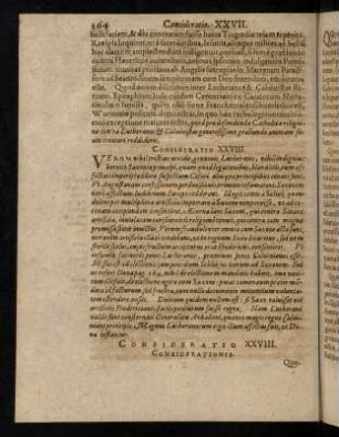 164-184, Consideratio XXVIII. - XXXIII.