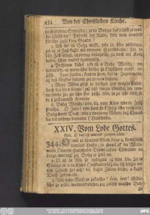 XXIV. Vom Lobe Gottes.