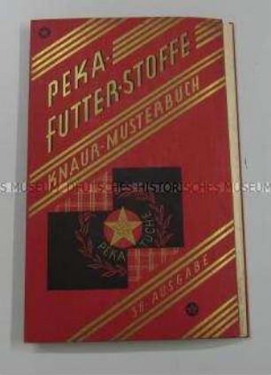 Stoffmusterbuch vom Tuchhaus Paul Knaur