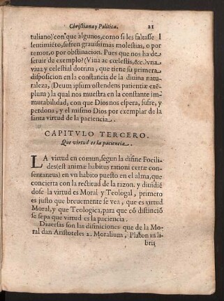 Capitulo tercero. Que virtud es la paciencia.