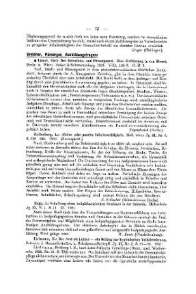 Erzieher, Fürsorger, Ausbildungsfragen