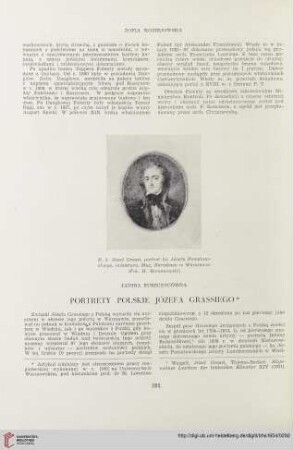 16: Portrety Polskie Józefa Grassiego