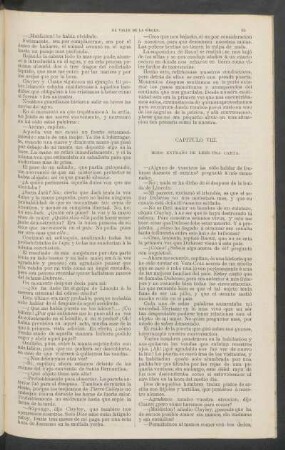 Capítulo VIII. - Modo extraño de leer una carta.