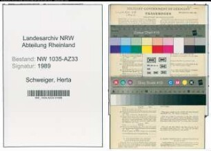 Entnazifizierung Herta Schweiger , geb. 21.04.1914 ()