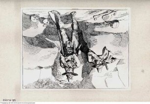 Nuova raccolta di cinquanta costumi de' contorni di Roma compresi diversi fatti di briganti : cominciati l'anno 1819, compiti nel 1822 / disegnati ed incisi all'acqua forte da Bartolomeo Pinelli, Roma : Gio. Scudellari, 1823Briganten; tav. [51] - Stiche aus Nuova raccolta di cinquanta costumi de' contorni di Roma..., Rom 1823