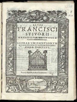 Francesco Stivori: Sacrarum cantionum quinque, sex et septem vocibus liber tertius ...