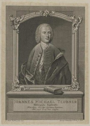 Bildnis des Johann Michael Teubner