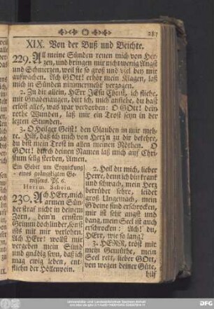 XIX. Von der Buß und Beichte.