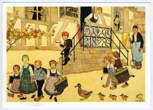 Le départ pour l'école