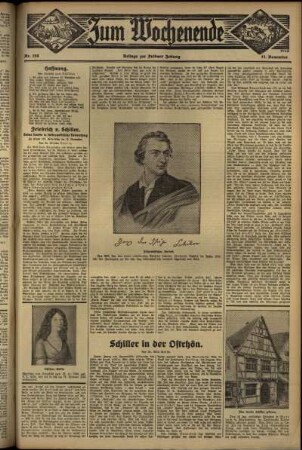 Zweite Ausgabe vom Sonntag, den 11. November 1934.