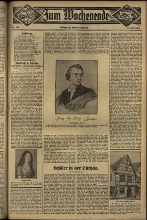 Zweite Ausgabe vom Sonntag, den 11. November 1934.