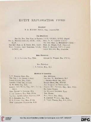 Egypt Exploratin Fund