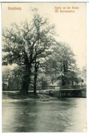 Radeburg. Herrenmühle an der Röder