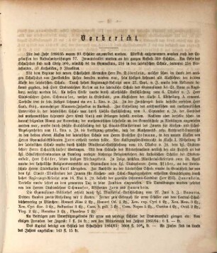 Jahresbericht : bekannt gemacht bei der öffentlichen Preiseaustheilung. 1864/65 (1800/64)