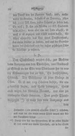 §. 7. Stadtdeich