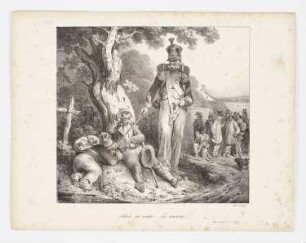 Allons en route...les anciens!, Blatt 13 der Folge "Album pour 1827"