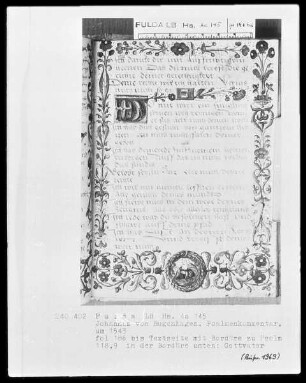 Johannes Bugenhagen, Psalmenkommentar — Gottvater, Folio 186recto