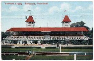Rennbahn Leipzig : Restaurant, Totalansicht