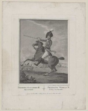 Bildnis des Frederic Guillaume III., Roi de Prusse