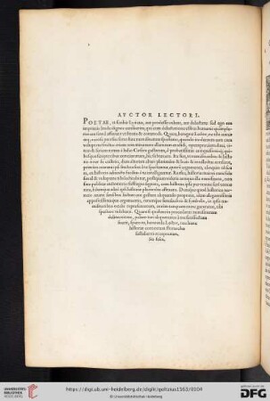Avctor lectori