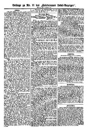 Beilage zu Nr. 11