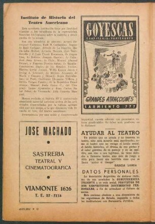 Instituto de historia del teatro americano