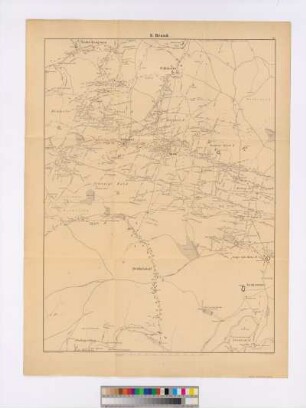 Bl. XIII : S[ection] Brand, 1:12000, 1866, Lithographie : 13 : S. Brand. - 1:12 000. - Dresden : Klahr , 1866. - 1 Kt. : einfarb. Lithogr.