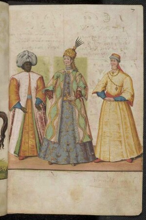 Sultanin mit Eunuch und Sklavin